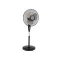 Holmes HSF1610A 16" Oscillating Floor Fan for Whole Room - Black