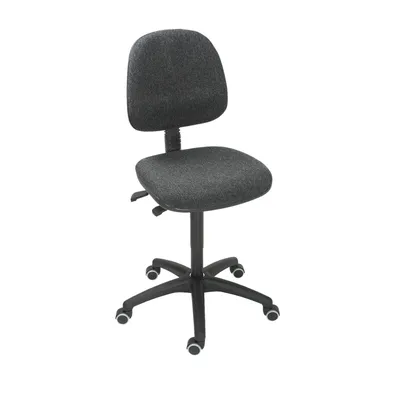 PROREGAL Arbeitsstuhl Arlington, großer Rückenlehne, Sitzneigeverstellung, Sitzhöhe 47-66cm, Polstersitze, Kunststoff-Fußkreuz, Rollen Image