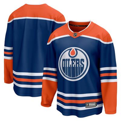 Edmonton Oilers Fanatics Branded Home Breakaway-Trikot – Herren Image