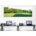 Ebern Designs Panoramic Trees on a Golf Course, Woodholme Country Club, Baltimore | 24 H x 72 W x 1.5 D in | Wayfair