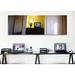 Ebern Designs Panoramic Television & Lamp in a Hotel Room, Las Vegas, Clark County | 16" H x 48" W x 1.5" D | Wayfair