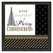 The Holiday Aisle® 12X12 Mistletoe Christmas II Wood in Black/Brown | 12.87 H x 12.87 W x 0.75 D in | Wayfair 034D42218B6345FA83CE2BC18C8B97B0