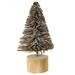 Sand & Stable™ Bottle Brush Tree w/ Glitter Wood in Brown | 6 H x 3 W x 3 D in | Wayfair A96BAC6696444FC6B54F65D773CF86BE