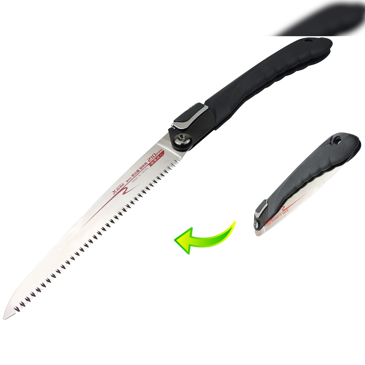 FAMEX 5515 Astsäge 210mm - Gartensäge Handsäge klappbar - Original aus Japan Image
