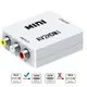 Convertisseur audio vidéo RCA AV vers HDMI adaptateur Full HD CVBS composite vers HDMI AV2HDMI