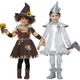 Costume d'épouvantail en étain pour fille et garçon tenue de fête fantaisie château magique