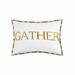 Mistletoe & Co. Holiday Gather Embroidered Pillow
