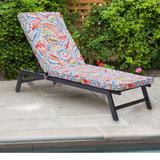 74.41 in. x 22.05 in. x 2.76 in. Outdoor Lounge Chair Replacement Cushion