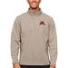 Men's Antigua Oatmeal Minnesota Golden Gophers Course Quarter-Zip Pullover Top