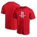 Men's Fanatics Branded Red Houston Rockets Logo T-Shirt