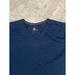 Carhartt Tops | Carhartt Navy Blue Vneck Size Large Scrub Top 5 Pocket Mesh Stretch Ec | Color: Blue | Size: L