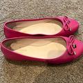 Kate Spade Shoes | Kate Spade Willa Pink Bow Ballet Flats | Color: Pink | Size: 8.5