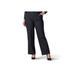 Plus Size Women's Regular Fit Flex Motion Trouser Pant by Lee in Black (Size 16 W)