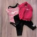 Nike Matching Sets | Baby Girl Nike Set | Color: Black/Pink | Size: 0-3mb