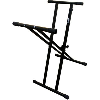 Keyboardständer CLIFTON "Keyboardstand double cross", schwarz, MusikinstrumentenständerH:97cm, H:97cm