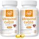 Ubiquinol CoQ10 600mg Softgels - Active Form of CoQ10 Plus Vitamin E & Omega 3 6 9 - Advanced Antioxidant Coenzyme Q10 Supplement for Heart & Brain (120 Count)
