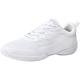 PPXID Girls' Lace-up Cheer Shoes Cheerleading Dance Shoes Women's Sport Training Shoes Loop Mesh White 2 UK