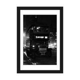 East Urban Home 1930s Double Decker 5th Avenue Bus at Night Near Flatiron Building New York City USA by Vintage Images | Wayfair