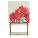 Hooker Furniture Melange Patrisha Bar Cabinet Wood/Metal in Brown/Red | 70 H x 41.5 W x 18.75 D in | Wayfair 628-50027-65