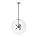 Hubbardton Forge Sfera 6 - Light Pendant, Glass in White | 19.8 H x 20 W x 20 D in | Wayfair 134410-SKT-MULT-20-ZM0497