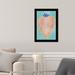 Oliver Gal Pale Strawberry, Sweet Shortcake Berry Modern Pink - Picture Framed Print for Kitchen Paper in Black/Blue/Green | Wayfair