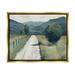 Stupell Industries Farmland Fields Blue Landscape Painting Canvas Wall Art By Ziwei Li Canvas in Green | 17 H x 21 W x 1.7 D in | Wayfair