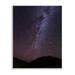 Stupell Industries Breathtaking Night Stars Milky Way Shining Over Mountains Wall Plaque Art By Steve Smith in Brown/Indigo | Wayfair