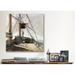 Vault W Artwork "The Ship's Deck" by Edouard Manet Painting Print on Wrapped Canvas in Blue/Brown | 18 H x 18 W x 1.5 D in | Wayfair