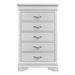 Glory Furniture 5 Drawer 16" W Dresser Wood in Brown/Gray | 48 H x 31 W x 16 D in | Wayfair G6590-CH