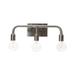 Corrigan Studio® Valaysia Exposed Bulb Metal 3-Light Vanity Light in Gray | 10 H x 19 W x 6 D in | Wayfair 4996890C83E044E7841BB4E920494E9E