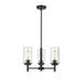 Millennium Lighting Janna 18 Inch 3 Light Mini Chandelier - 495003-MB