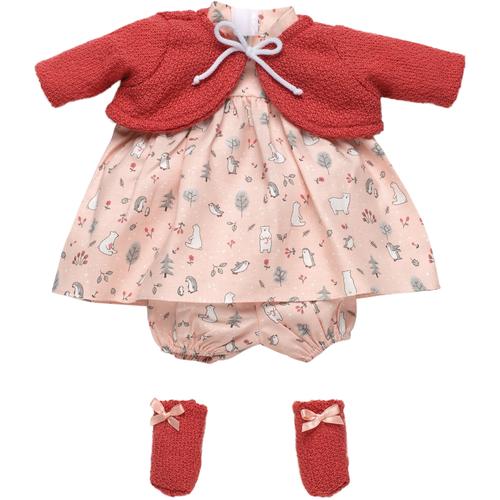 "Puppenkleidung LLORENS ""Kleiderset Wald, 40-42 cm"" rosa Kinder Altersempfehlung Made in Europe"