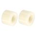 Round Spacer Washer, 24 Pack Nylon 8.2mm ID x 14mm OD x 10mm L Beige - White