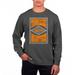 Men's Uscape Apparel Black Tennessee Volunteers Pigment Dyed Fleece Crewneck Sweatshirt