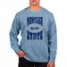 Men's Uscape Apparel Powder Blue Montana State Bobcats Pigment Dyed Fleece Crewneck Sweatshirt