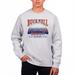 Men's Uscape Apparel Heather Gray Bucknell Bison Premium Heavyweight Crewneck Sweatshirt