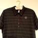 Adidas Tops | New W Tags Adidas Golf Polo Shirt Size Large Striped Oak Hill Cc | Color: Black/White | Size: L