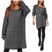 Free People Sweaters | Free People Lenox Tunic | Color: Black/Gray | Size: Xs