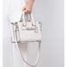 Coach Bags | Brand Coach Swagger 27 Satchel Chalk Leather | Color: Gray/White | Size: Os