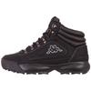 Schnürboots KAPPA, Gr. 38, schwarz, Synthetik, unifarben, sportlich, Schuhe, mit kuschelig-warmem Futter