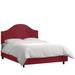 Red Barrel Studio® Low Profile Standard Bed Upholstered/Cotton in Brown | 74 W x 87 D in | Wayfair D36200E5E2AD40E188383DB43B46C0CA