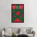 East Urban Home Minimal Movie 'F1 Casablanca Race Track' Graphic Art Print on Canvas Metal in Black/Green/Red | 60 H x 40 W x 1.5 D in | Wayfair