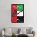 East Urban Home Minimal Movie 'F1 Yas Marina Race Track' Graphic Art Print on Canvas in Black/Green/Red | 48" H x 32" W x 1.5" D | Wayfair