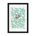 The Twillery Co.® Strickler Mint Sloth Paper in Blue/Green/White | 48 H in | Wayfair 45816243ED524E5D970FE5B79520C3C6