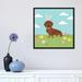 East Urban Home Pet Friendly 'Dachshund Easter' Print on Wrapped Canvas in Gray/White | 1 D in | Wayfair 5109E510D383402A9DA1021FE440E066