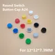 Capuchon de bouton poussoir tactile rond A24 interrupteur 12x12x7.3 7 couleurs 20 pièces