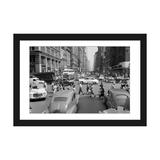 East Urban Home 1940s-1950s Street Scene Crowds Traffic Intersection Fifth Avenue & 14th Street Manhattan NY New York City by Vintage Images | Wayfair