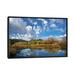 East Urban Home 'Pond Near East Beckwith Mountain, West Elk Wilderness, Colorado' Photographic Print on Canvas Metal in Blue | Wayfair