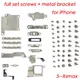 Ensemble complet de petites pièces de support d'invite interne en métal vis complètes pour iPhone 5