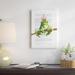 East Urban Home 'Vintage Paper Series: Prince Frog' Graphic Art Print on Canvas in Green | 26 H x 18 W x 1.5 D in | Wayfair